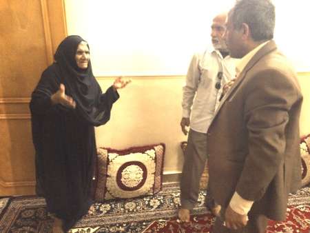 دیدار مسوولان دیر بوشهر با خانواده شهیدان