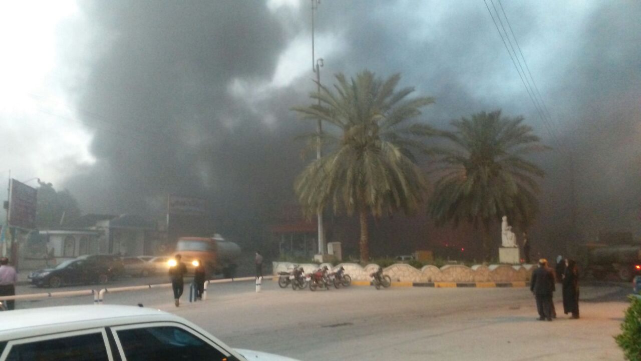 آتش سوزی گسترده در بیمارستان 17شهریور برازجان / فوت دو نفر تاکنون
